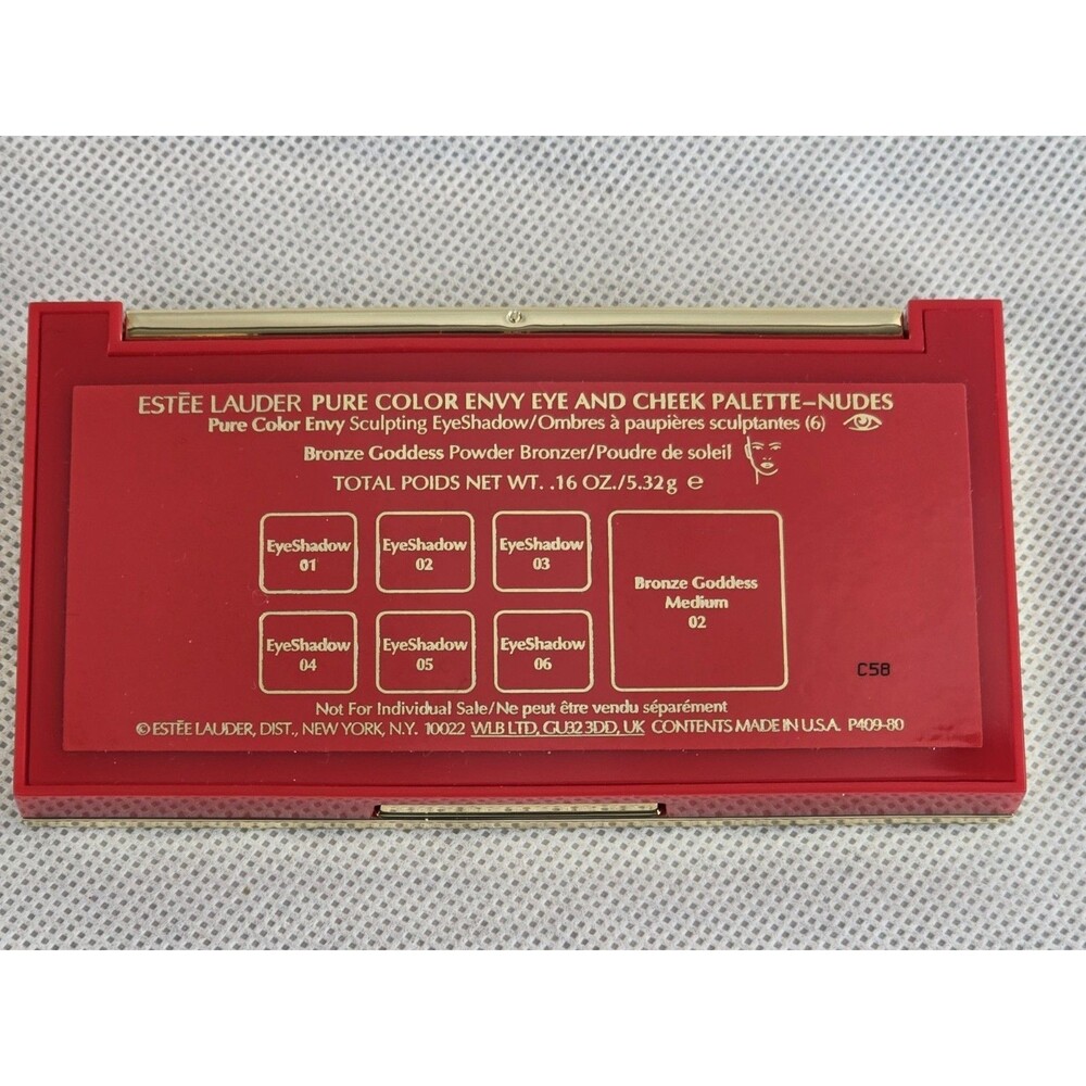 Estee Lauder Pure Color Envy Sculpting Eye Shadow & Cheek Palette Nudes NEW - Picture 3 of 8
